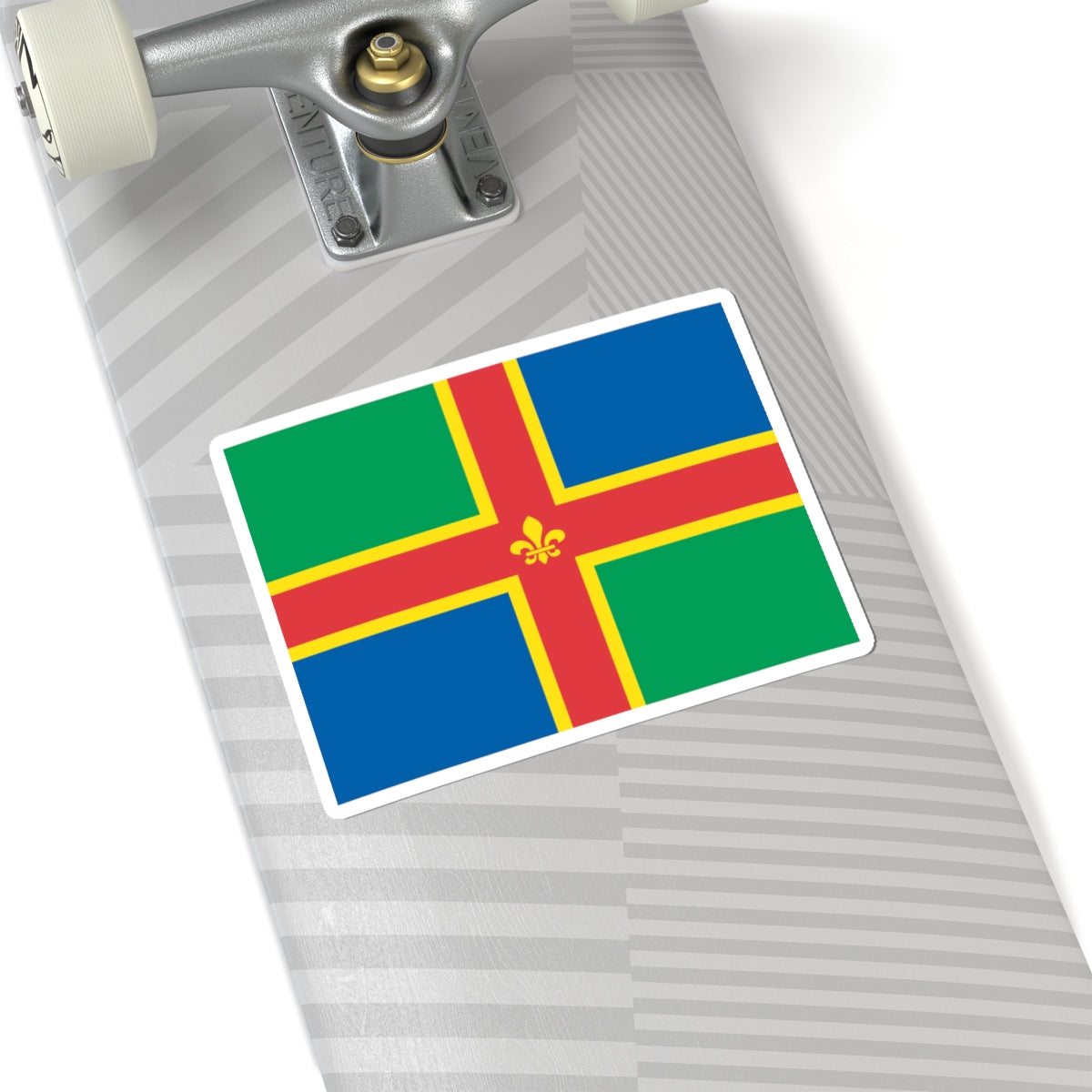 Flag of Lincolnshire (England) STICKER Vinyl Kiss-Cut Decal