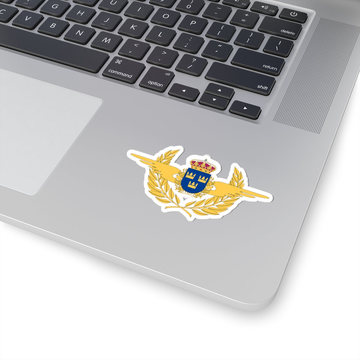 Polisflyget vapen (Sweden) (Coat of Arms) STICKER Vinyl Kiss-Cut Decal
