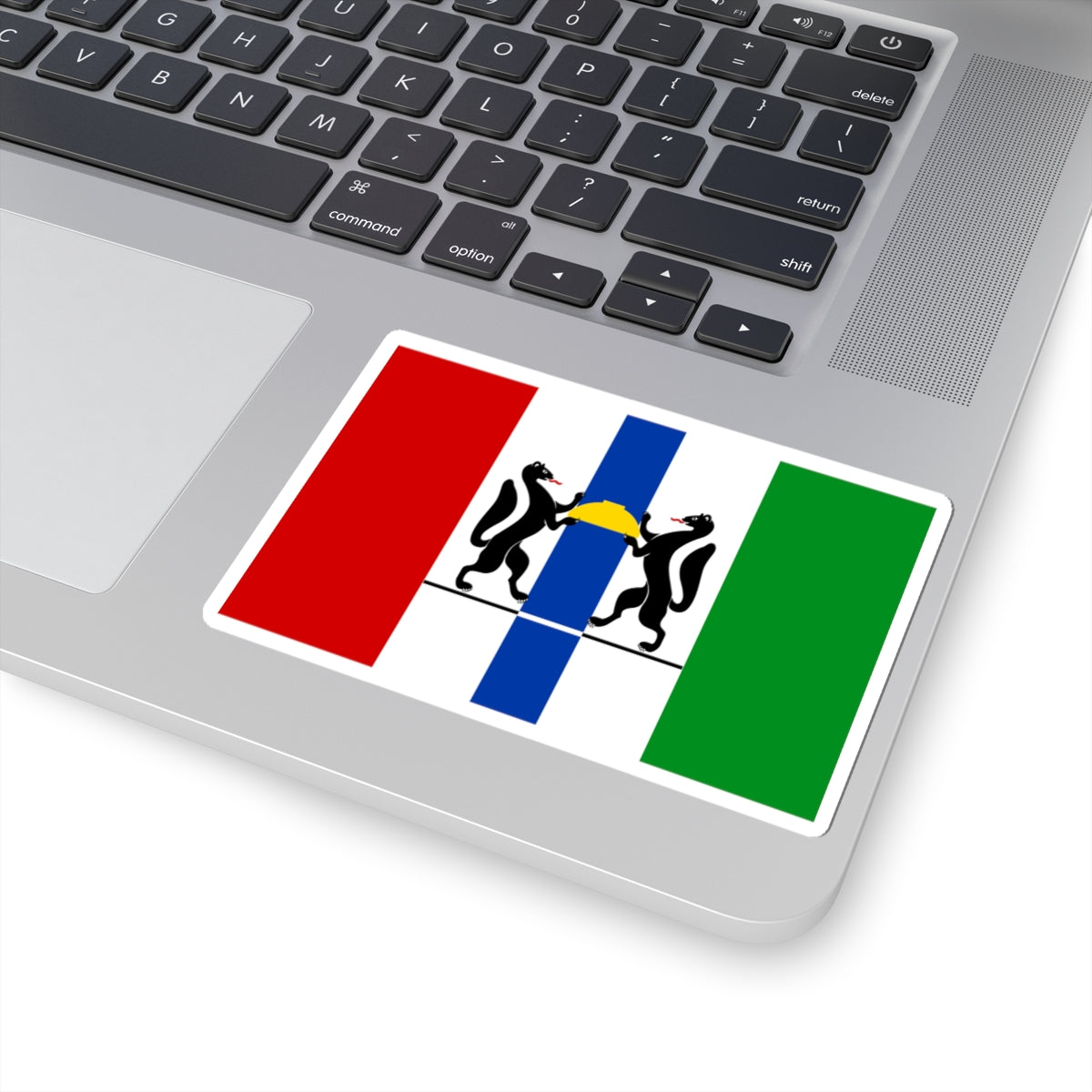Flag of Novosibirsk Oblast (Russia) STICKER Vinyl Kiss-Cut Decal