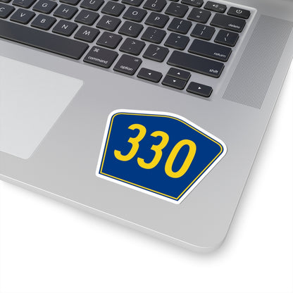 PR secondary 330 (Puerto Rico) (Road Sign) STICKER Vinyl Kiss-Cut Decal