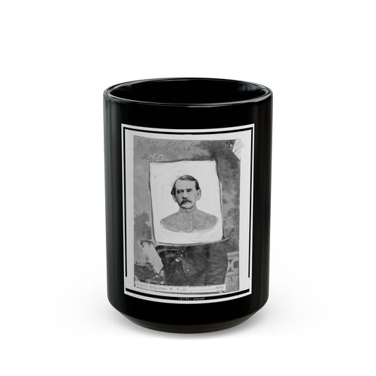 William T. Martin, Of Miss., Brigadier General, C.S.A., Head-And-Shoulders Portrait, Facing Front (U.S. Civil War) Black Coffee Mug