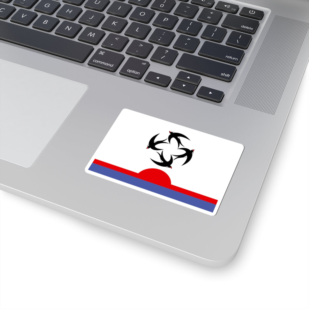 Flag of Kilmezsky rayon Kirov oblast (Russia) STICKER Vinyl Kiss-Cut Decal