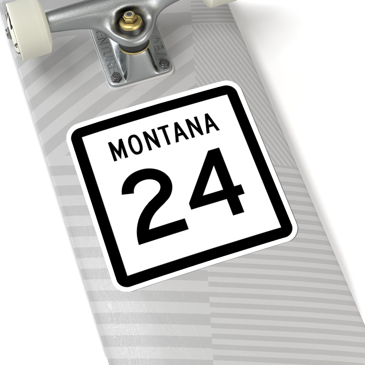 MT-24 (Montana) (Road Sign) STICKER Vinyl Kiss-Cut Decal