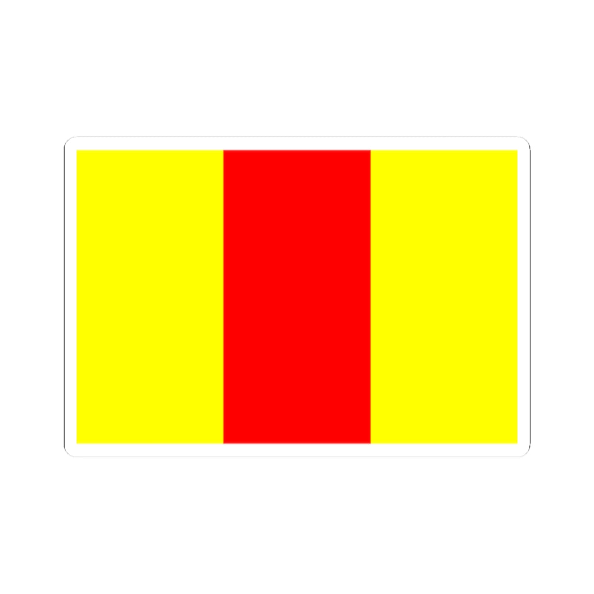 Flag of Guerlesquin (France) STICKER Vinyl Kiss-Cut Decal