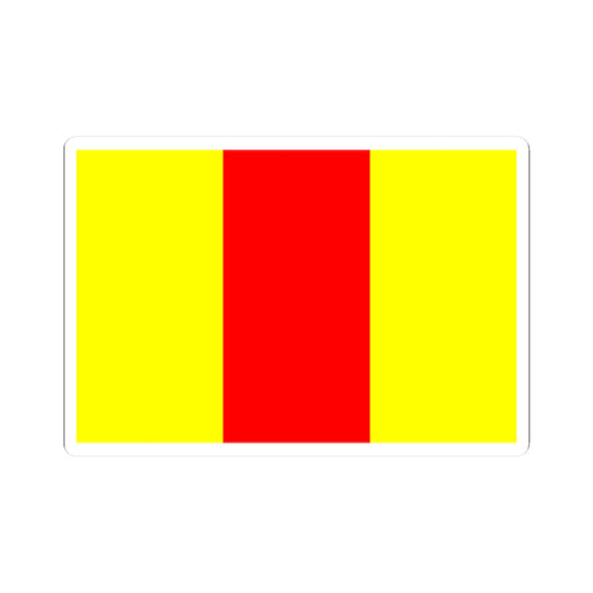 Flag of Guerlesquin (France) STICKER Vinyl Kiss-Cut Decal