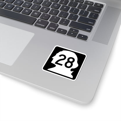 WA-28 (Washington) (Road Sign) STICKER Vinyl Kiss-Cut Decal