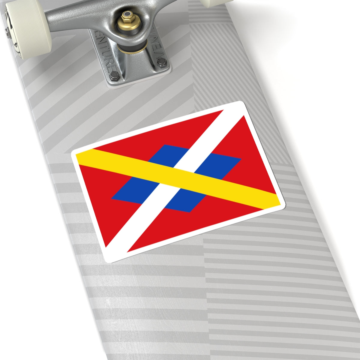 Bandera dAlbanya (Spain) STICKER Vinyl Kiss-Cut Decal