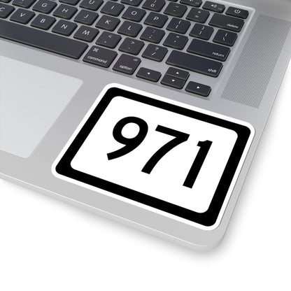WV-971 (Virginia) (Road Sign) STICKER Vinyl Kiss-Cut Decal