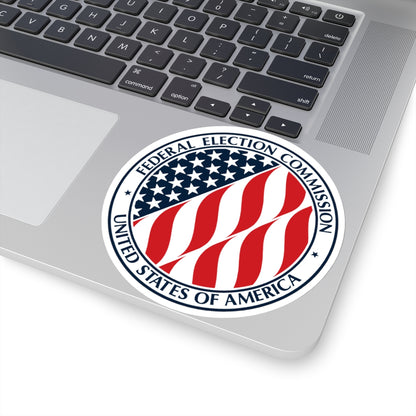 Seal of the United States Federal Election Commission - STICKER Vinyl Kiss-Cut Decal