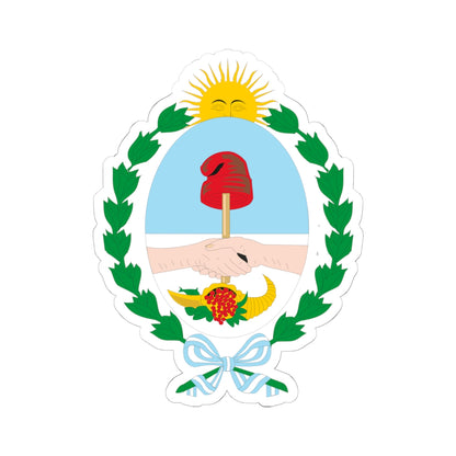 Coat of Arms Mendoza Argentina - STICKER Vinyl Kiss-Cut Decal