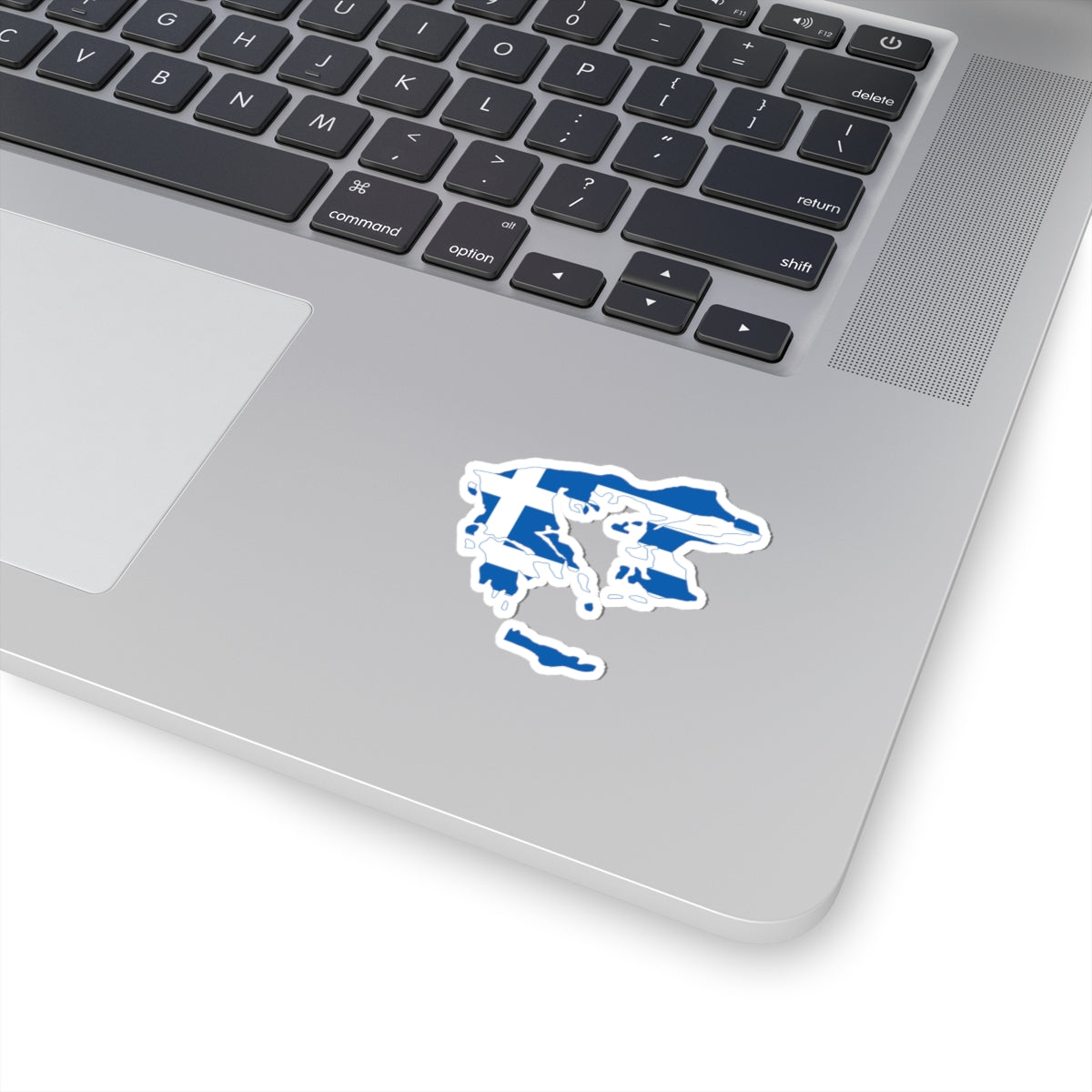 Flag-map of Greater Greece Megali Idea (Greece) STICKER Vinyl Kiss-Cut Decal
