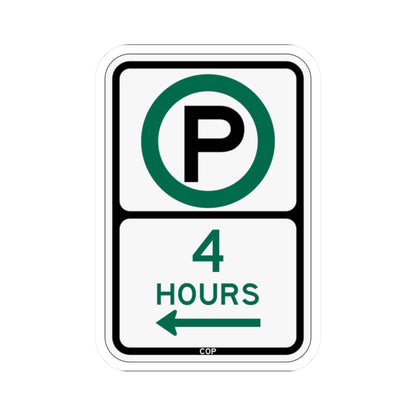PBOT Road sign P3805L (Oregon) (Road Sign) STICKER Vinyl Kiss-Cut Decal