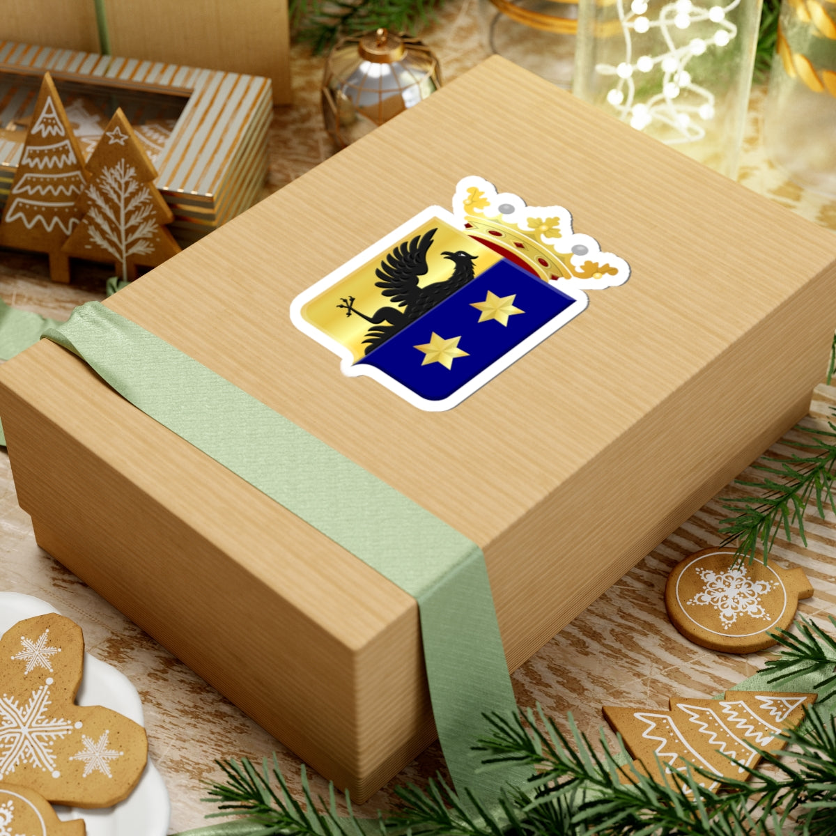 Baarderadeel wapen (Netherlands) (Coat of Arms) STICKER Vinyl Kiss-Cut Decal