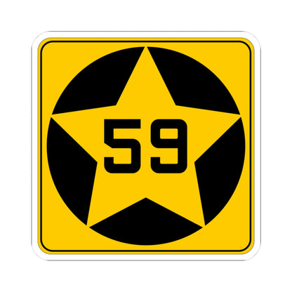 MN-59 1920 (Minnesota) (Road Sign) STICKER Vinyl Kiss-Cut Decal