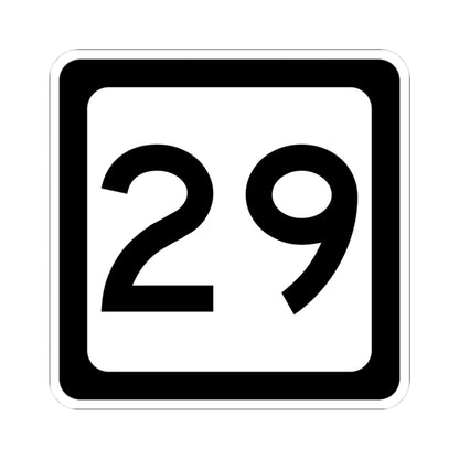 WV-29 (Virginia) (Road Sign) STICKER Vinyl Kiss-Cut Decal