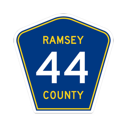 Ramsey County 44 MN (Minnesota) (Road Sign) STICKER Vinyl Kiss-Cut Decal