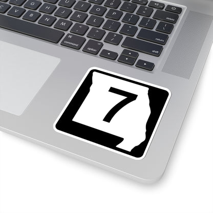 MO-7 (Missouri) (Road Sign) STICKER Vinyl Kiss-Cut Decal
