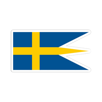 Naval Ensign of Sweden (Sweden) STICKER Vinyl Kiss-Cut Decal