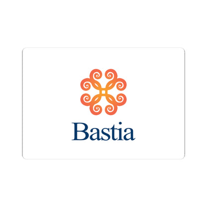 Flag of Bastia (France) STICKER Vinyl Kiss-Cut Decal