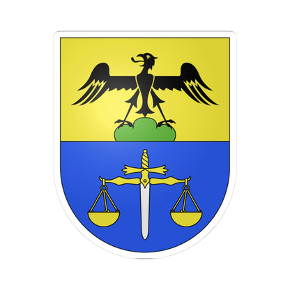 Sagno-coat of arms (Switzerland) (Coat of Arms) STICKER Vinyl Kiss-Cut Decal