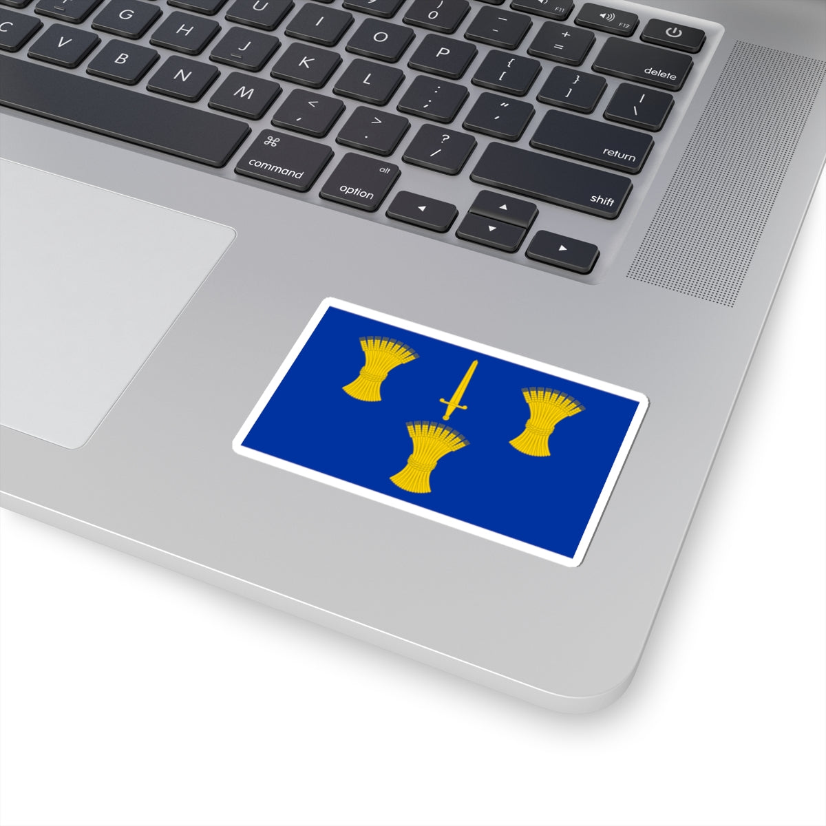 Flag of Cheshire (England) STICKER Vinyl Kiss-Cut Decal