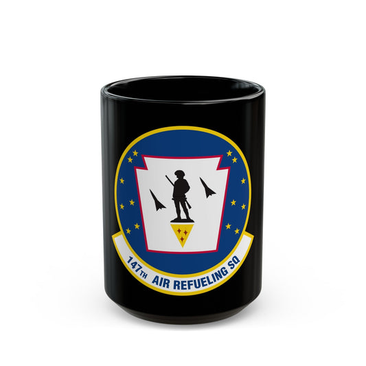 147 Air Refueling Squadron (U.S. Air Force) Black Coffee Mug-15oz-The Sticker Space