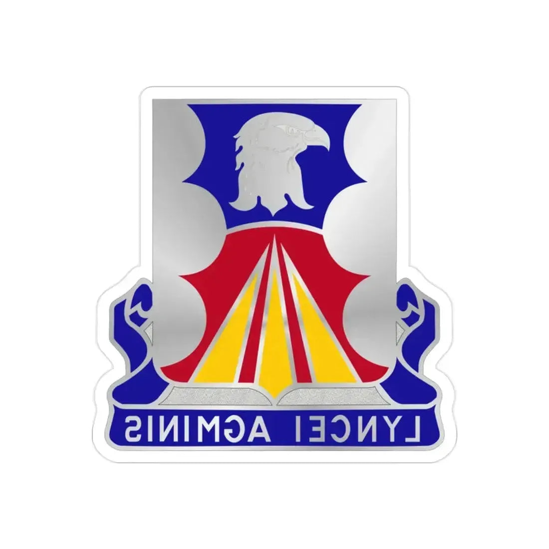 147 Aviation Regiment (U.S. Army) REVERSE PRINT Transparent Die-Cut STICKER 2 Inch Die-Cut Transparent - The Sticker Space