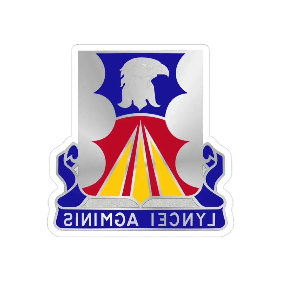 147 Aviation Regiment (U.S. Army) REVERSE PRINT Transparent Die-Cut STICKER - The Sticker Space