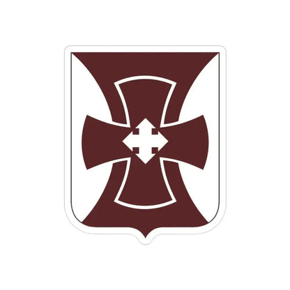 147 Medical Battalion 2 (U.S. Army) REVERSE PRINT Transparent Die-Cut STICKER 2 Inch Die-Cut Transparent - The Sticker Space