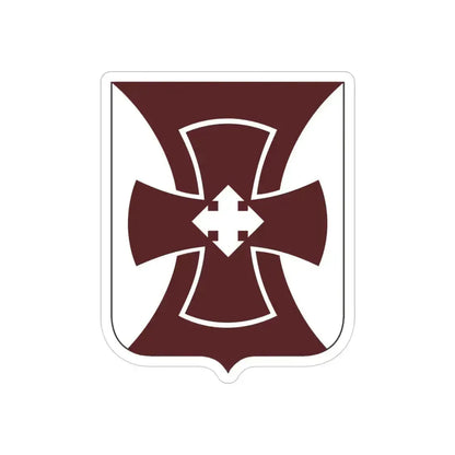 147 Medical Battalion 2 (U.S. Army) REVERSE PRINT Transparent Die-Cut STICKER 3 Inch Die-Cut Transparent - The Sticker Space