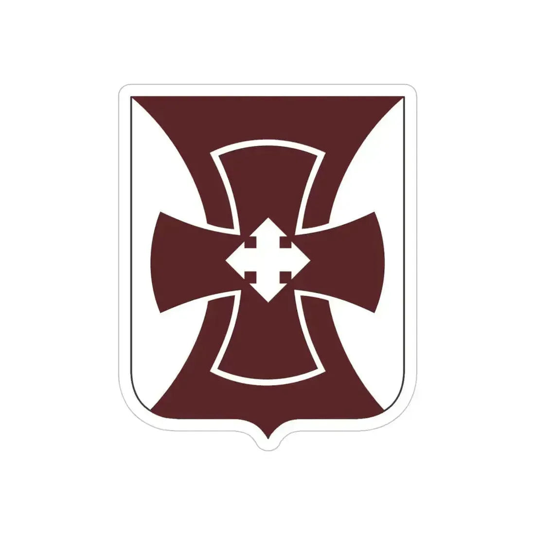 147 Medical Battalion 2 (U.S. Army) REVERSE PRINT Transparent Die-Cut STICKER 5 Inch Die-Cut Transparent - The Sticker Space