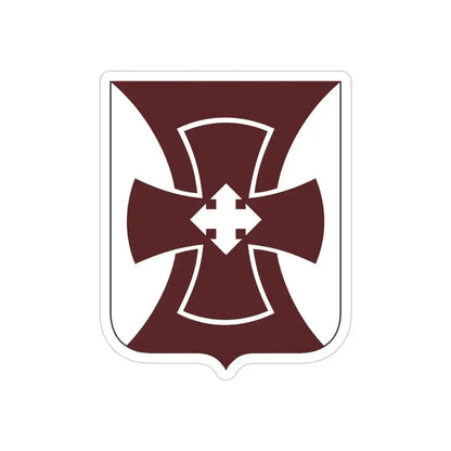 147 Medical Battalion 2 (U.S. Army) REVERSE PRINT Transparent Die-Cut STICKER 5 Inch Die-Cut Transparent - The Sticker Space
