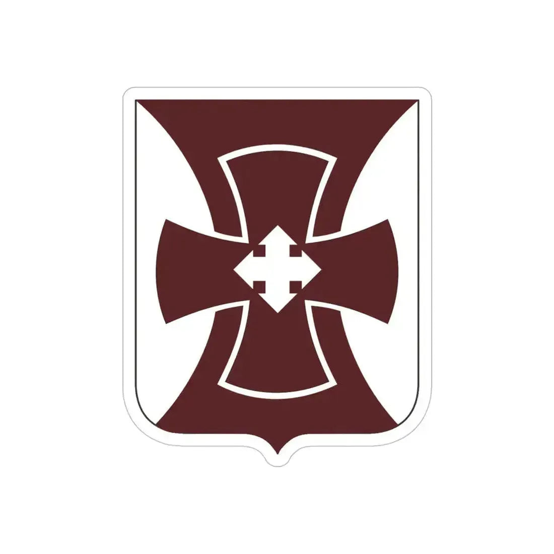 147 Medical Battalion 2 (U.S. Army) REVERSE PRINT Transparent Die-Cut STICKER 6 Inch Die-Cut Transparent - The Sticker Space