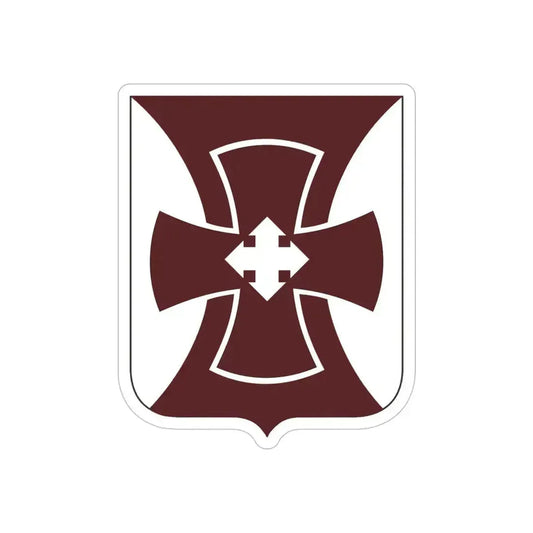 147 Medical Battalion 2 (U.S. Army) REVERSE PRINT Transparent Die-Cut STICKER 6 Inch Die-Cut Transparent - The Sticker Space