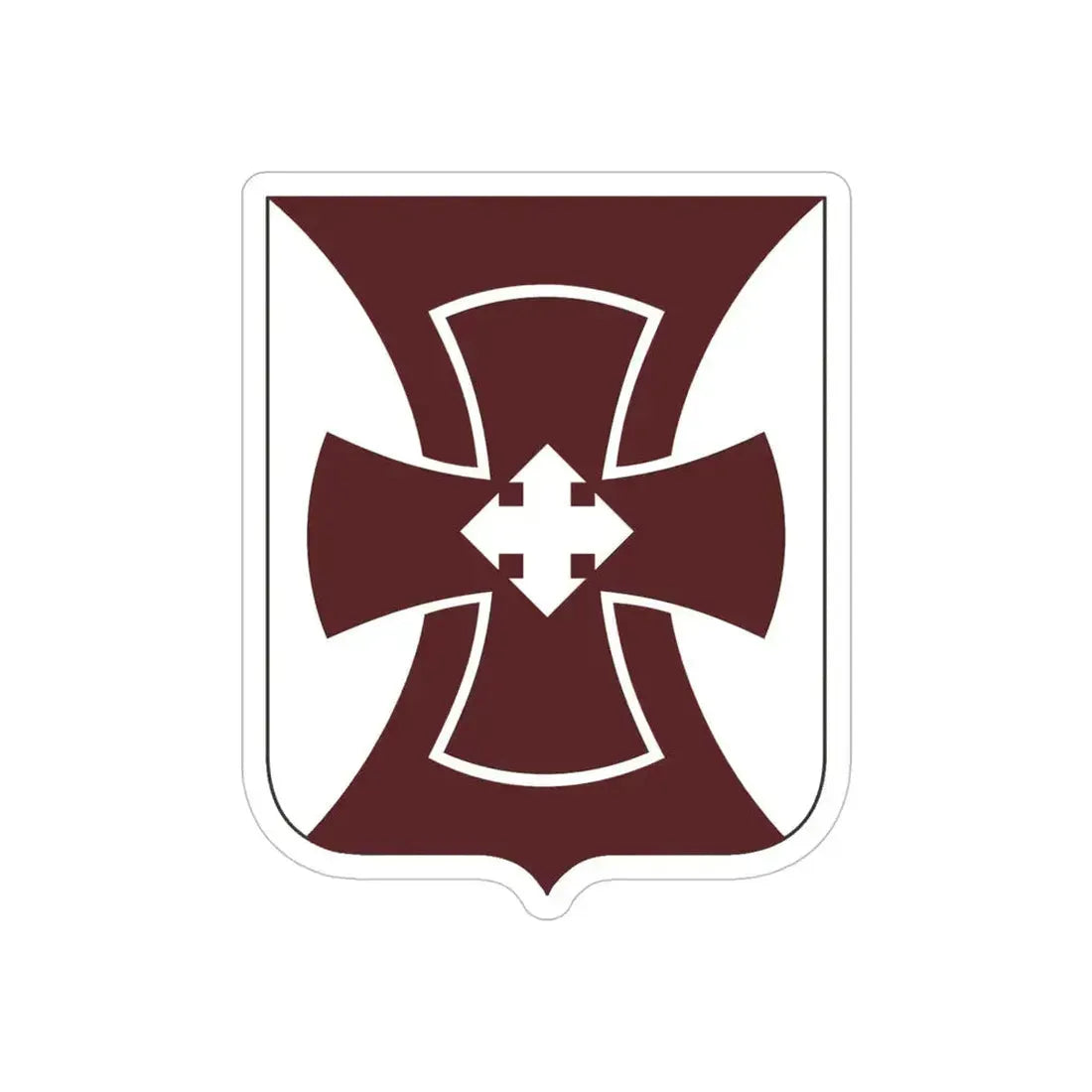 147 Medical Battalion 2 (U.S. Army) REVERSE PRINT Transparent Die-Cut STICKER - The Sticker Space