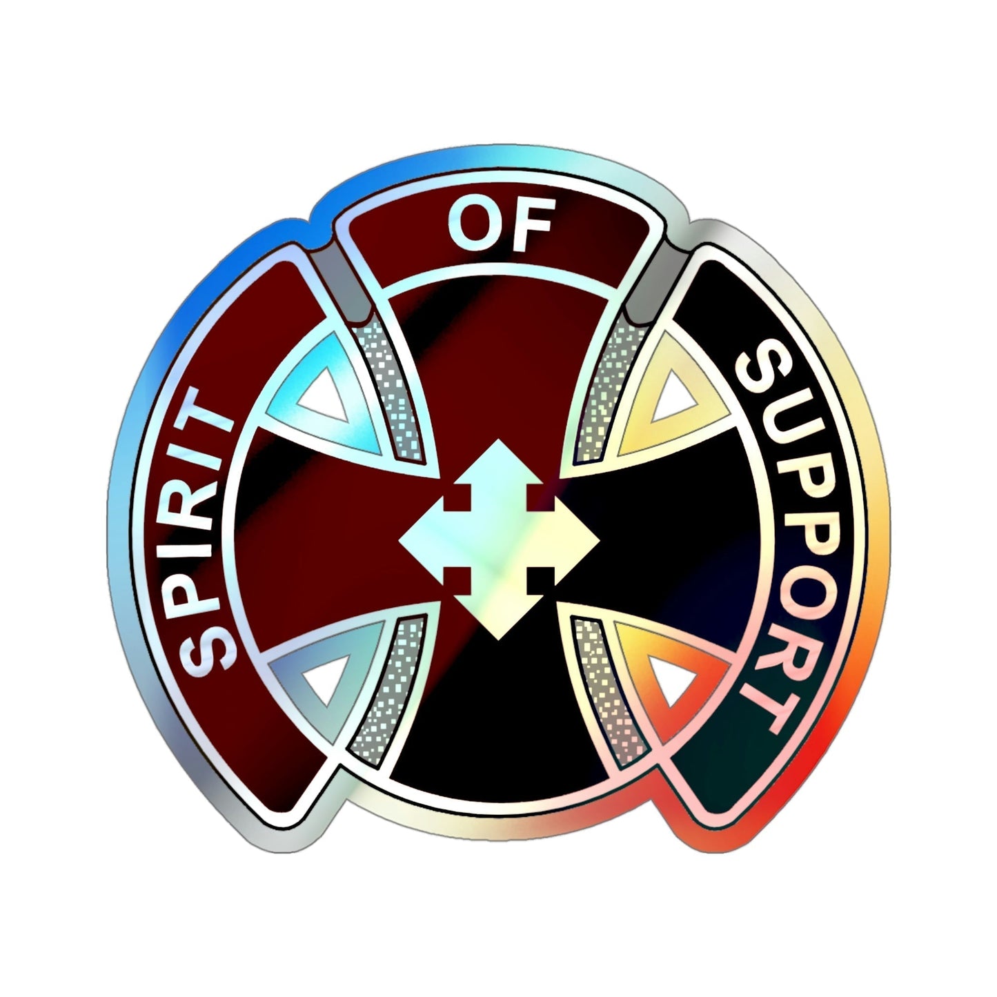 147 Medical Battalion (U.S. Army) Holographic STICKER Die-Cut Vinyl Decal-4 Inch-The Sticker Space