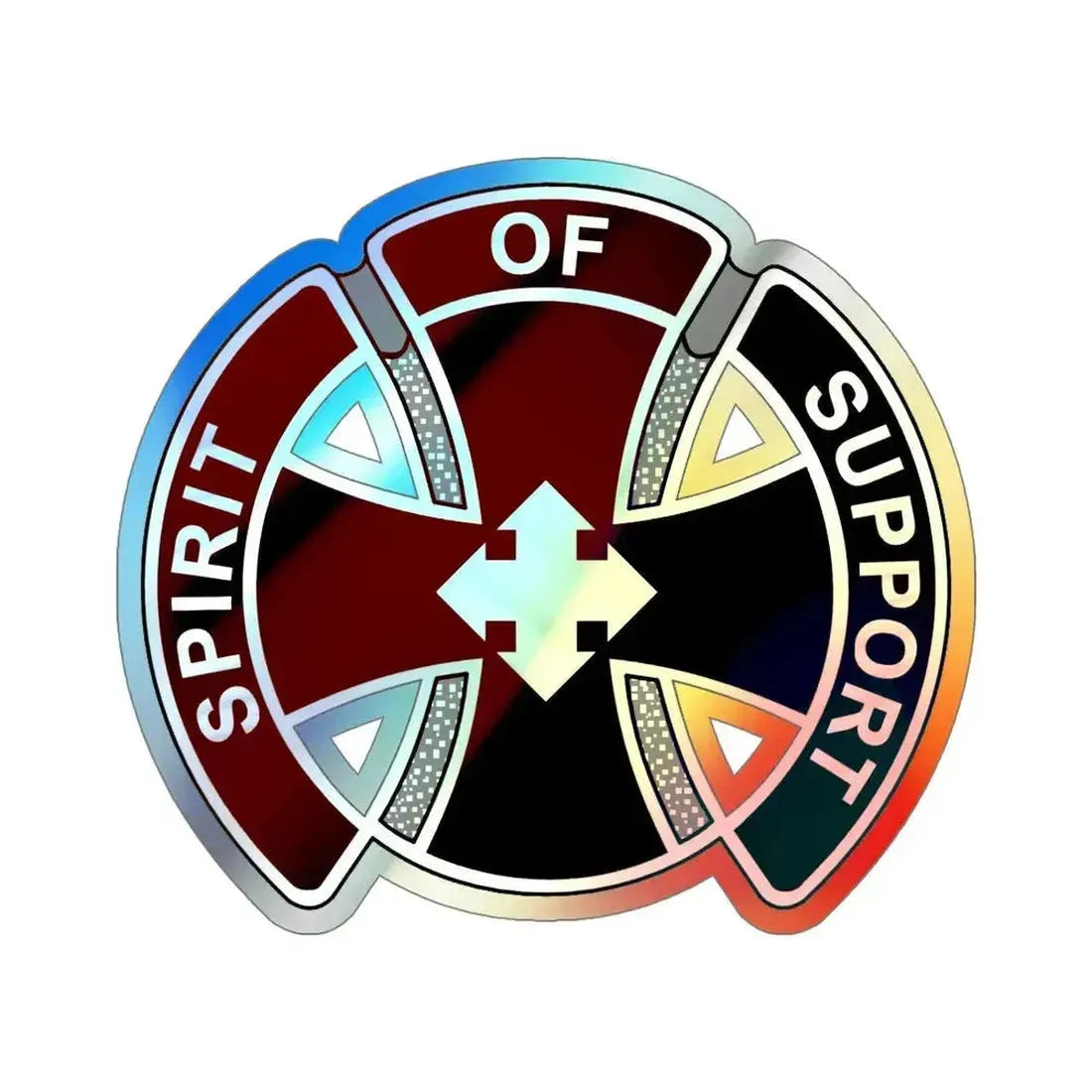 147 Medical Battalion (U.S. Army) Holographic STICKER Die-Cut Vinyl Decal 5 Inch Holographic - The Sticker Space