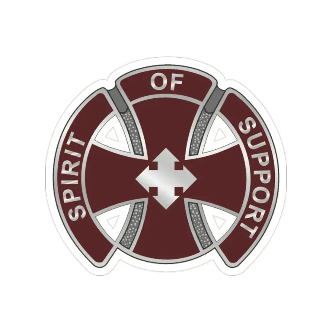 147 Medical Battalion (U.S. Army) Transparent STICKER Die-Cut Vinyl Decal 2 Inch - The Sticker Space