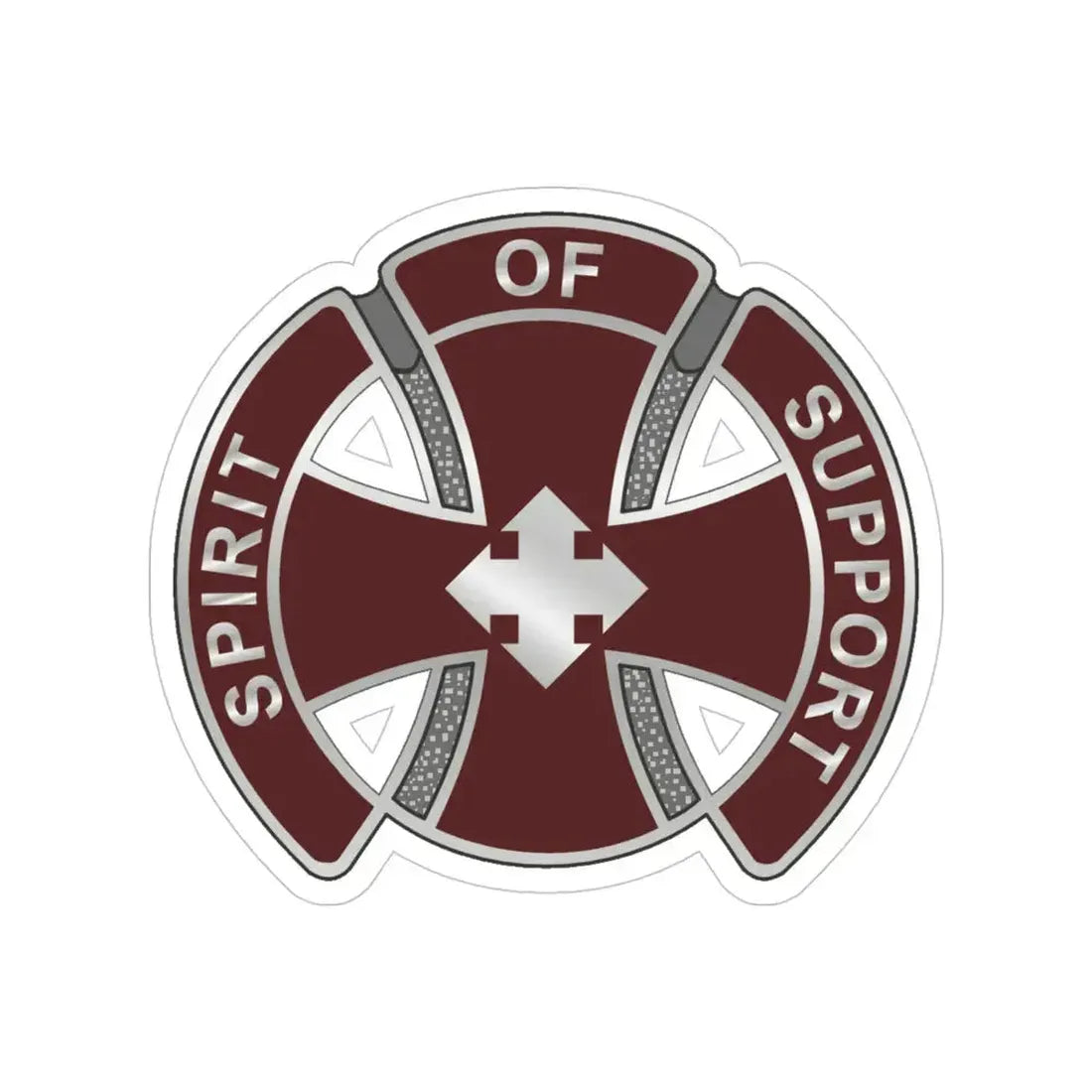 147 Medical Battalion (U.S. Army) Transparent STICKER Die-Cut Vinyl Decal 4 Inch - The Sticker Space