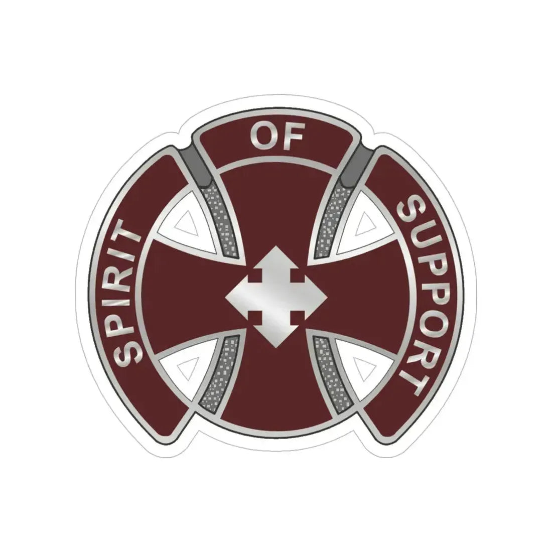 147 Medical Battalion (U.S. Army) Transparent STICKER Die-Cut Vinyl Decal 5 Inch - The Sticker Space