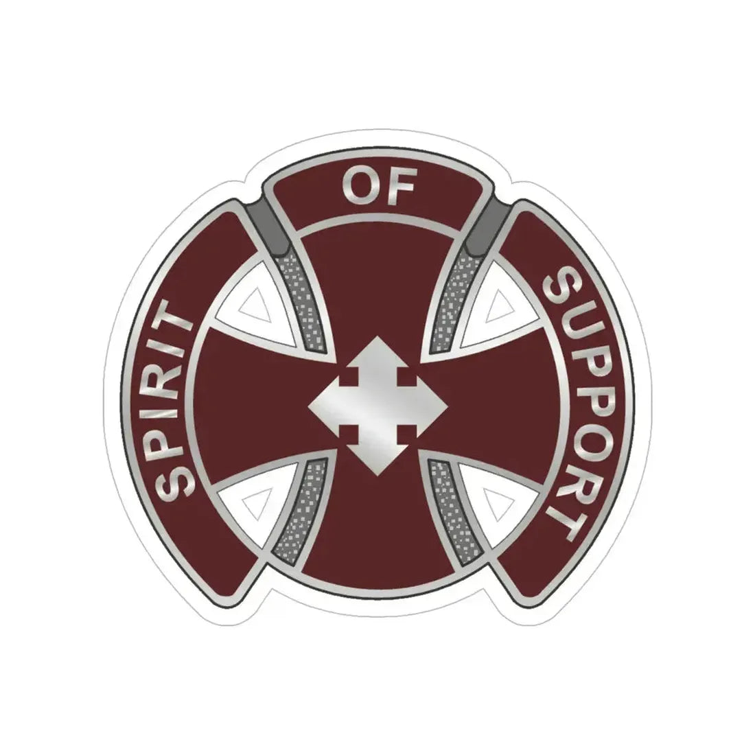 147 Medical Battalion (U.S. Army) Transparent STICKER Die-Cut Vinyl Decal 6 Inch - The Sticker Space