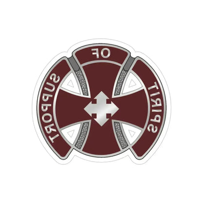 147 Medical Battalion1 (U.S. Army) REVERSE PRINT Transparent Die-Cut STICKER 6 Inch Die-Cut Transparent - The Sticker Space