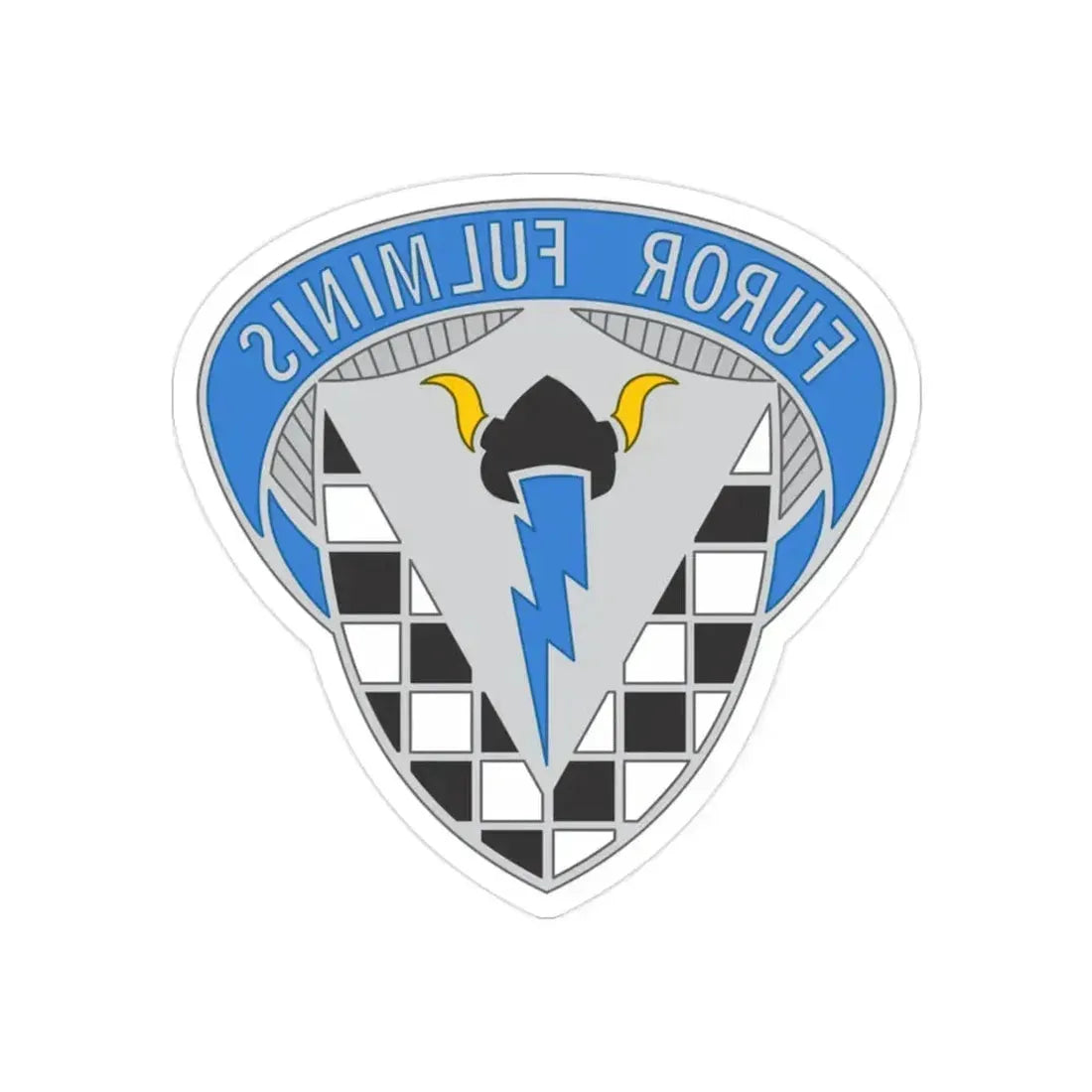 147 Military Intelligence Battalion (U.S. Army) REVERSE PRINT Transparent Die-Cut STICKER 2 Inch Die-Cut Transparent - The Sticker Space