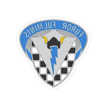 147 Military Intelligence Battalion (U.S. Army) REVERSE PRINT Transparent Die-Cut STICKER 2 Inch Die-Cut Transparent - The Sticker Space
