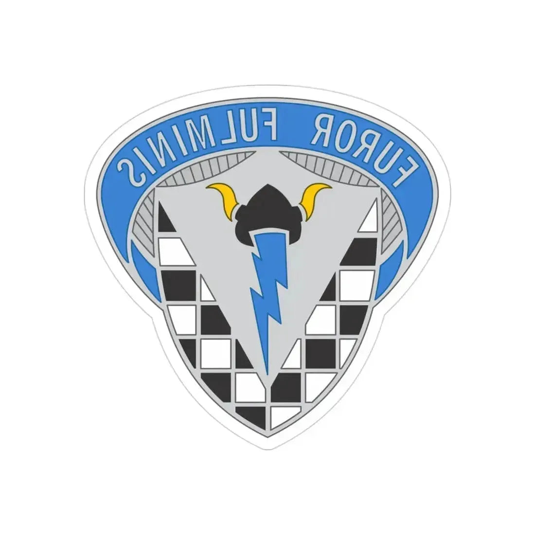 147 Military Intelligence Battalion (U.S. Army) REVERSE PRINT Transparent Die-Cut STICKER 3 Inch Die-Cut Transparent - The Sticker Space