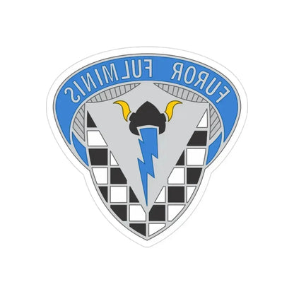 147 Military Intelligence Battalion (U.S. Army) REVERSE PRINT Transparent Die-Cut STICKER 3 Inch Die-Cut Transparent - The Sticker Space