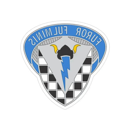 147 Military Intelligence Battalion (U.S. Army) REVERSE PRINT Transparent Die-Cut STICKER 4 Inch Die-Cut Transparent - The Sticker Space