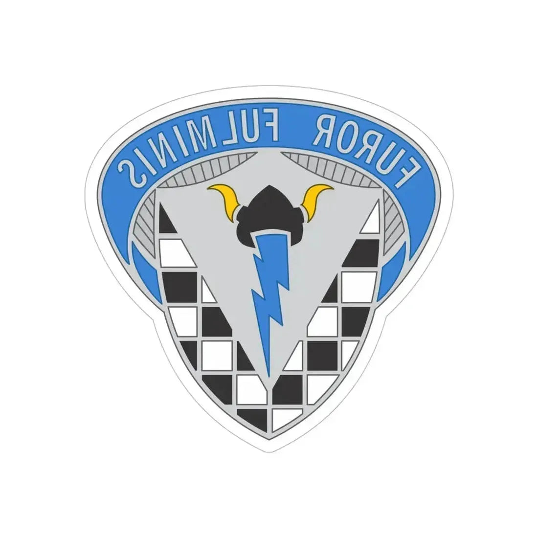 147 Military Intelligence Battalion (U.S. Army) REVERSE PRINT Transparent Die-Cut STICKER 6 Inch Die-Cut Transparent - The Sticker Space