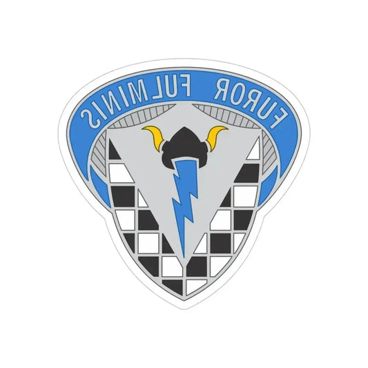 147 Military Intelligence Battalion (U.S. Army) REVERSE PRINT Transparent Die-Cut STICKER 6 Inch Die-Cut Transparent - The Sticker Space