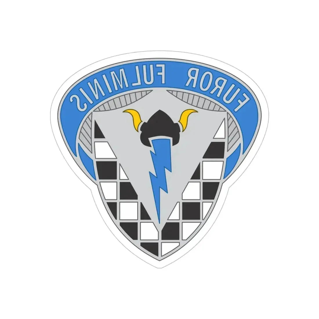 147 Military Intelligence Battalion (U.S. Army) REVERSE PRINT Transparent Die-Cut STICKER - The Sticker Space